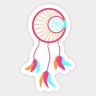 Pink dream catcher Sticker